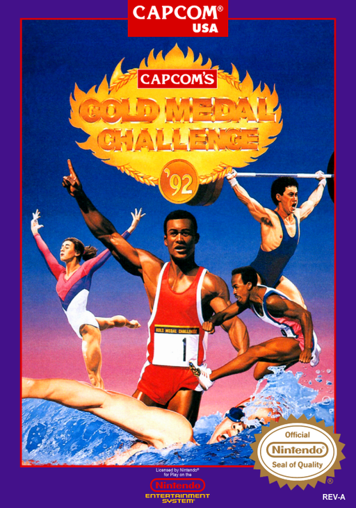 Capcom's Gold Medal Challenge '92 (USA) box art